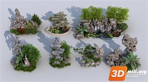 Rockery Skp Files